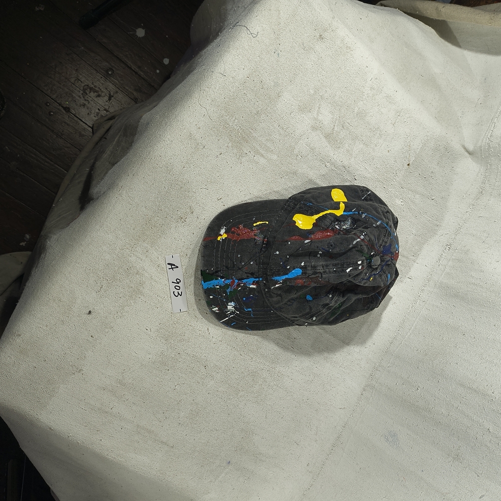 Timothy Designs Men's Adjustable Grey Cap W/Unique Street Wear Art Design